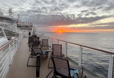 The finest steaks afloat, a ‘skiffle strike’, and minstrels at the quay side on port day