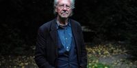 Austrian writer Peter Handke poses for photographs at his home in Chaville, near Paris, France, 10 October 2019. The Nobel Prize in Literature for 2019 is awarded to Peter Handke, the Swedish Academy announced on 10 October 2019.  EPA-EFE/JULIEN DE ROSA
