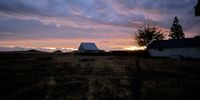 Karoo sunset after storm.