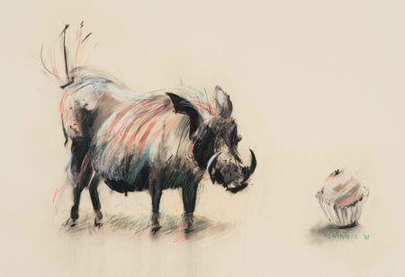 Suite of rare early wildlife drawings by William Kentridge from the Engen collection poised to go under the hammer at Strauss & Co