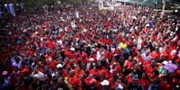Thousands of public sector workers march to Parliament in Cape Town on 10 August 2010. (Photo: Gallo Images / Foto24 / Lulama Zenzile)