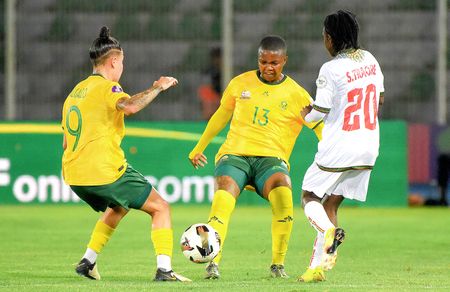 Banyana Banyana defender Bambanani Mbane as ravenous as ever as she heads Wafcon defence