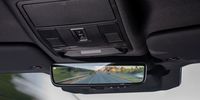 The ClearView rear-view mirror. (Photo:<br>Land Rover SA)