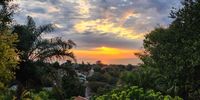 Sunrise over Durban, now with water. Photographer: Andrea Watson