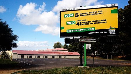 AFRICA CHECK: ANC billboard's sanitation claim is false