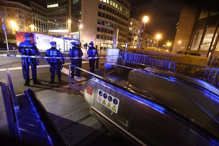 Police arrest man after three wounded in knife attack in Brussels