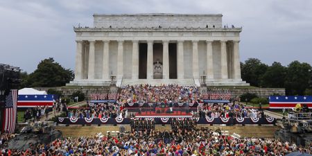 The Fourth of July — with tanks, fighter jets and some extraordinary historical mumbo jumbo