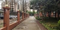 The empty streets of Wuhan University's campus where South African students are currently being quarantined. Students are allowed for a short while to buy food and must then return to their rooms.( Photo: Supplied)