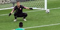 Goalkeeper Wojciech Szczesny of Poland (L) concedes an own goal by Thiago Cionek of Poland (unseen) in action during the FIFA World Cup 2018 group H preliminary round soccer match between Poland and Senegal in Moscow, Russia, 19 June 2018. EPA-EFE/ABEDIN 