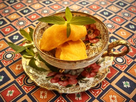 What’s cooking today: Mango & lime sorbet