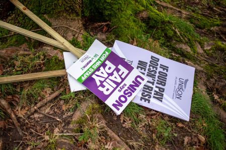 UK strikes roll on as 100,000 civil servants call walkout