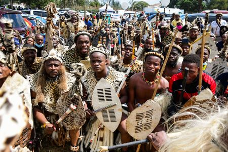 King Goodwill Zwelithini’s memorial looked like a Covid superspreader event after officials flout regulations