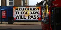 A sign in Hackney is displayed on April 11, 2020 in London, England. The Coronavirus (COVID-19) pandemic has spread to many countries across the world, claiming over 100,000 lives and infecting over 1. 7 million people. (Photo by Julian Finney/Getty Images)