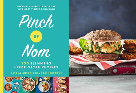 Try these veggie burgers from 2019’s must-have recipe book Pinch of Nom