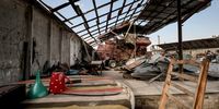  A view of a destroyed hangar with agricultural machinery on a farm, near the frontline town of Orikhiv, Zaporizhzhia region, southeastern Ukraine, 14 September 2023. Ukrainian farmer Yakiv Marynchenko, who owns the farm since 1995, cultivates sunflowers, wheat and other grains. He also owned a mill, but it was destroyed when Russian shelling hit his farm at the end of August 2023. The war in Ukraine has significantly impacted food security at the national and global levels, posing a threat to the worldwide food supply, according to the Food and Agriculture Organization of the United Nations (FAO). Russian troops entered Ukrainian territory in February 2022, starting a conflict that has provoked destruction and a humanitarian crisis.  EPA-EFE/KATERYNA KLOCHKO