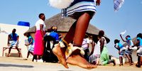 Young girls perform traditional dances during the African New Year celebrations. (Photo: Lucas Ledwaba / Mukurukuru Media)
