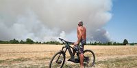 Wildfires in Fontainebleau, France, and more from around the world