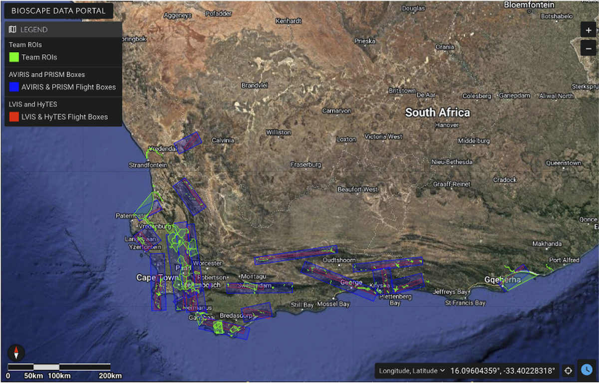 Nasa turns gaze from space to Western and Eastern Cape in biodiversity ...