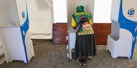 A person votes at a polling station during a special voting day ahead of South Africa's general elections on 29 May 2024. (Photo: Reuters/Esa Alexander)
