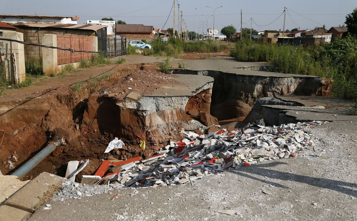Sinkhole menace: Khutsong finally to be declared disaster area