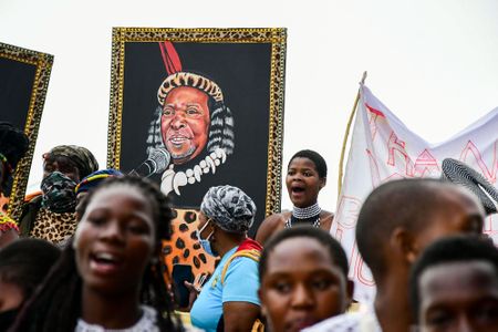 Zulu King memorialised as political figures, maidens and warriors honour his legacy