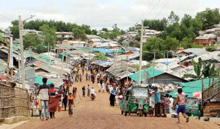 Rohingya hold 'silent protest' on anniversary of exodus to Bangladesh