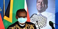 Prince Mangosuthu Buthelezi at the memorial service of the late King Goodwill Zwelithini to his KwaKhethomthandayo Palace in Nongoma on March 18, 2021 in Nongoma.Photo:Elmond Jiyane GCIS