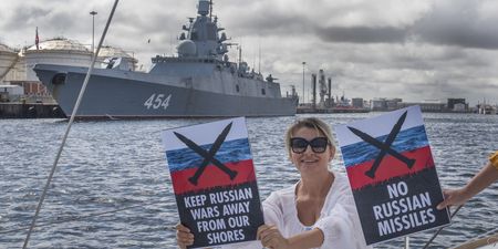Ukraine’s ambassador pained seeing a Russian frigate in South African waters