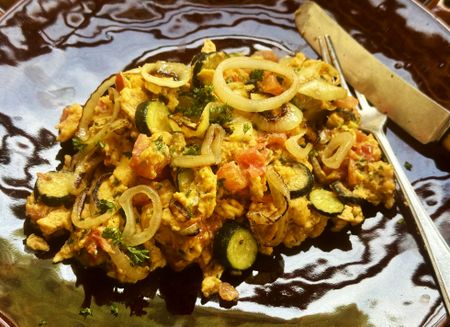 Lekker Brekker Monday: Ratatouille scrambled eggs