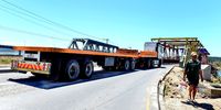 A truck crossing the Wylde Bridge over the Swartkops River in Nelson Mandela Bay, Eastern Cape. (Photo: Deon Ferreira)