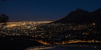 Cape Town by night. Photographer: David Reucassel