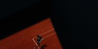 PARIS, FRANCE - MAY 30: Naomi Osaka of Japan runs to return a shot in her First Round match against Patricia Maria Tig of Romania during Day One of the 2021 French Open at Roland Garros on May 30, 2021 in Paris, France. (Photo by Julian Finney/Getty Images)