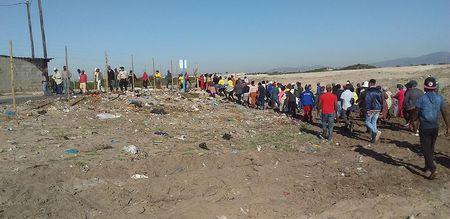 Cape Town housing project halted as residents protest lack of job opportunities
