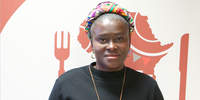 The winner of Johannesburg’s first Jollof War, Ghanaian Chef Florence Ansah. (Photo: Philela Singama)  