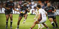 Siya Kolisi of the Cell C Sharks during the Heineken Champions Cup match against Union Bordeaux Bègles at Kings Park in Durban on 14 January 2023. (Photo: Steve Haag / Gallo Images)</p>
<p>