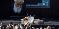 epa10139349  The coffin of Iranian famous poet Amir Hushang Ebtehaj also known by his pen name H.E.Sayeh lay down in front of huge picture of him, during a funeral ceremony outside the Vahdat hall, in Tehran, Iran, 26 August 2022. Sayeh was an Iranian poet of the 20th century whose life and work spans many of Iran?s political, culture and literary upheavals. Sayeh died in Cologne, Germany at the age 94 year old on 10 August 2022, where he moved in 1987 some years after Iran revolution, and there was some pressure by Iranian opposition abroad on his family to not return his body to Iran.  EPA-EFE/ABEDIN TAHERKENAREH