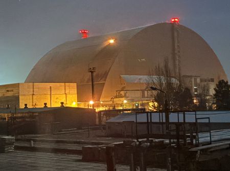Russian drone damages Chornobyl nuclear plant's shelter, Zelensky says