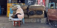 A street vendor and her wares, Khartoum. (Photo: Greg Mills)