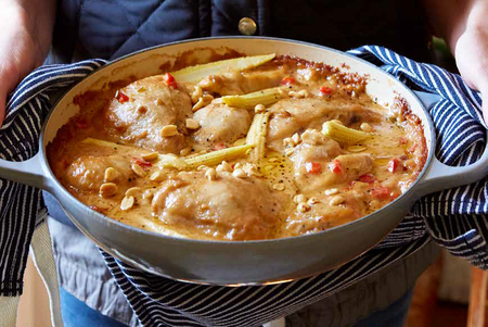 Lockdown Recipe of the Day: Peanut Chicken in Cream