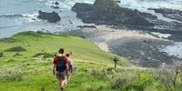Exploring the Sugar Loaf Trail. Photographer: Maddie Diehl
