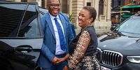 Premier Panyaza Lesufi and The Speaker of the Gauteng Provincial Legislature (GPL), Hon. Ntombi Mekgwe at the 2023 State of the Province Address at the Gauteng Legislature on 20 February 2023.Photo:Gauteng Provincial Government