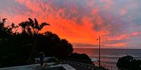 Sunset on fire, Camps Bay. Photographer: Chris von Ulmenstein 