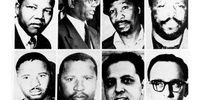 The Rivonia trialists, all of whom were sentenced to life imprisonment for sabotage. Photo Courtesy Denis Goldberg.