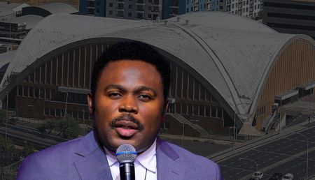 Meet the Nigerian mega pastor shouting hallelujah after bidding to buy iconic Cape Town building 