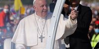 Pope Francis rides his Pope mobile through a crowd of pilgrims before holding an open-air mass on September 15, 2021 in Sastin, Slovakia. Today's mass concludes an apostolic trip by the Pope to Central Europe from September 12 to 15. The Pontiff visited five cities, starting with Budapest, Hungary, for the closing mass of the 52nd International Eucharistic Congress, continuing with the Slovak capital Bratislava, and visiting Kosice, Presov and Sastin. Only fully vaccinated and a limited number of tested worshippers have been allowed to attend public gatherings on this occasion. (Photo by Sean Gallup/Getty Images)