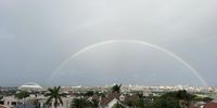 Double Arch Over Durban, 22 May 2022. Image: Shalen Misser. Ethekwini. <br>