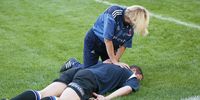 Physio Helen Millson at work during an ABSA Currie Cup match between the Sharks and Western Province at the ABSA Stadium in Durban, South Africa. (Photo : Gallo Images)