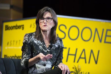 Cathie Wood’s ARKK Sinks 20% From Peak as Tech Sells Off