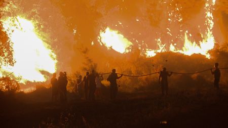 Greece on Alert for Wildfires as Blazes Break Out Near Athens