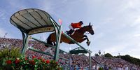  Maikel van der Vleuten of Netherlands riding Beauville Z during the Jumping Individual Final of the Equestrian Jumping competitions in the Paris 2024 Olympic Games, at the Chateau de Versailles in Versailles, France, 06 August 2024.  EPA-EFE/TOLGA AKMEN  EPA-EFE/TOLGA AKMEN